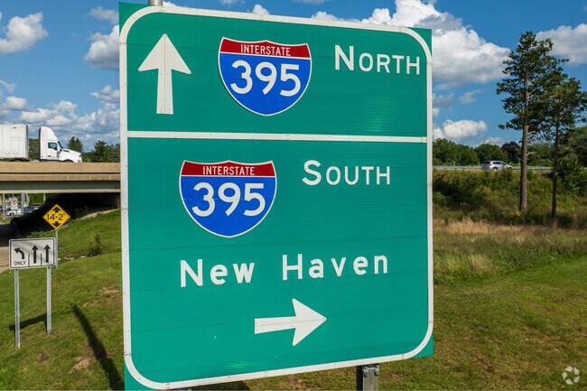 Interstate 395 cuts through the neighborhood north-south and connects drivers to Boston.