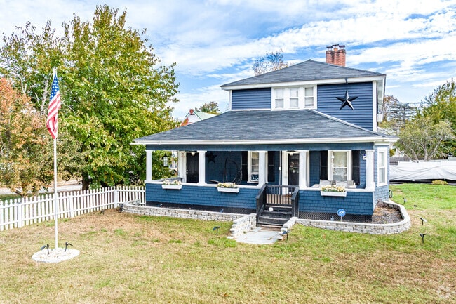 Bakersville features homes on larger lots with front porches.