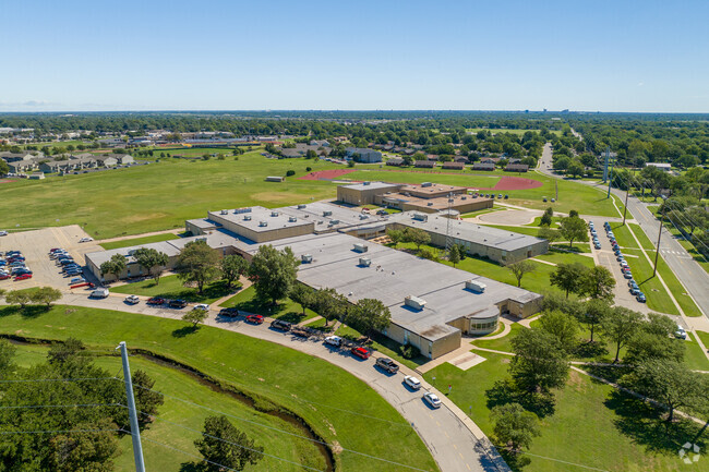 This is an aerial view of Wilbur Middle School.