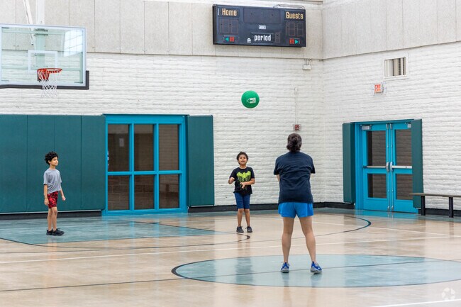 Santa Rosa Rec Center near Barrio Viejo gives families an outlet to play in the cool AC.