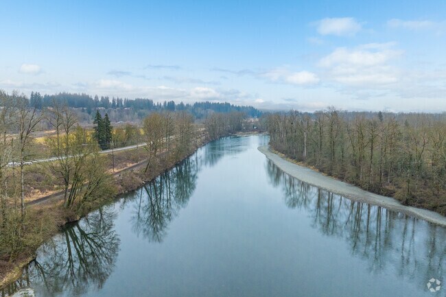 Swim in the Skykomish river just a few minutes away from The Farm at Woods Creek.