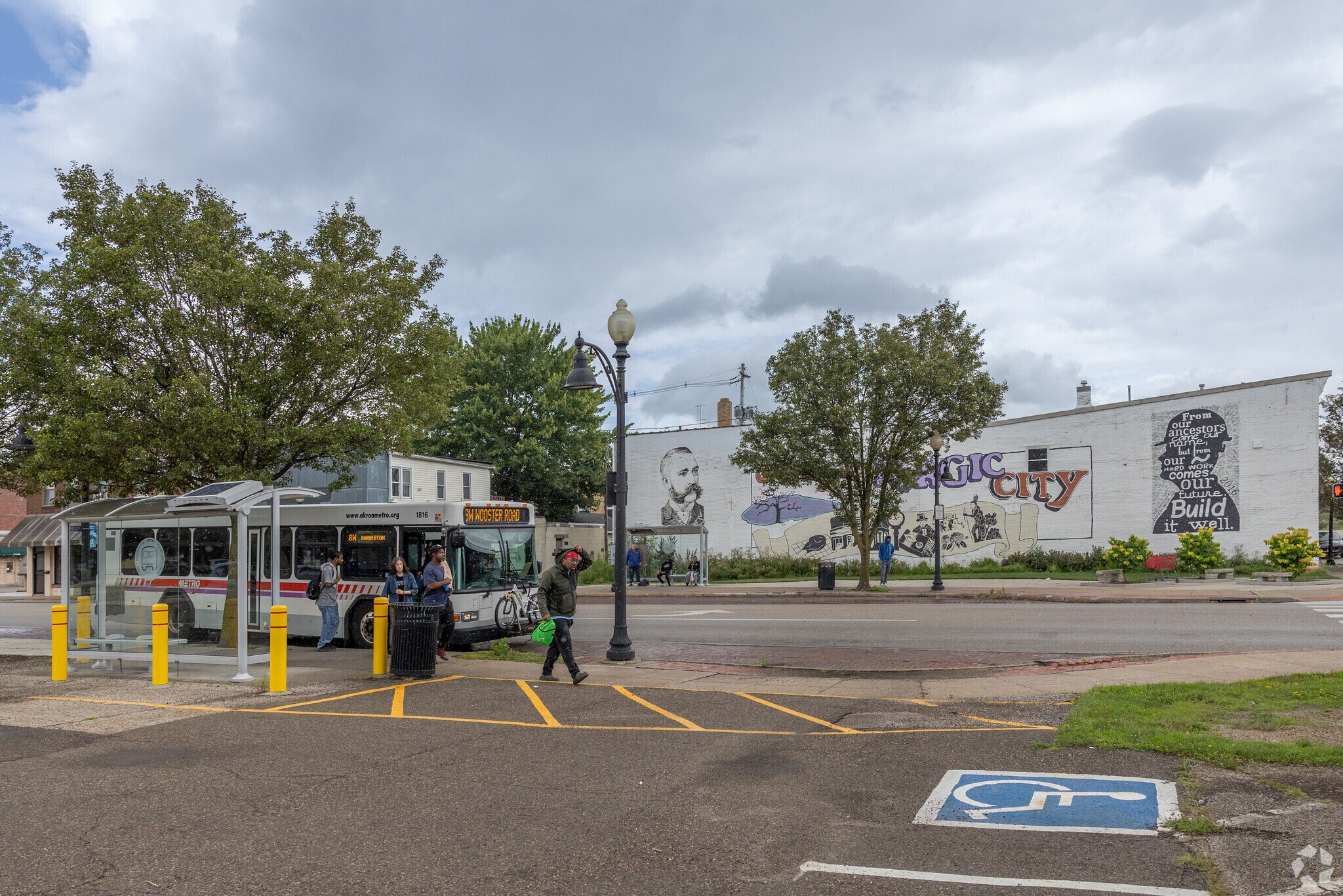 Catch the RTA in Barberton to get throughout the Akron region.