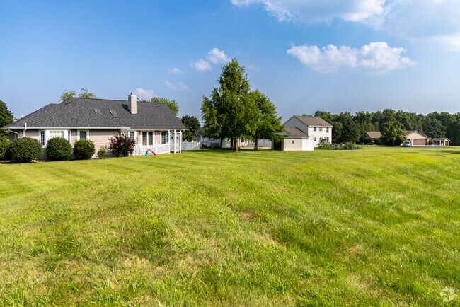 Traditional homes in Waterford feature gabled roofs, wide porches, and tree-lined yards.