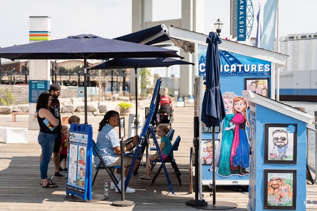 Locals can find all sorts of entertainment in Buffalo's Waterfront.