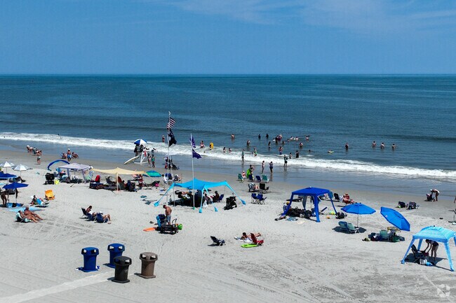 Avalon's beaches are easily accessible for swimmers of all ages.
