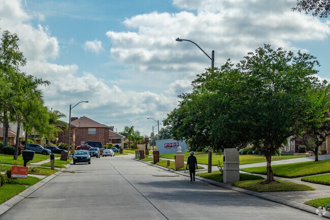 Morning walks are common on the clean streets of Read Boulevard East.