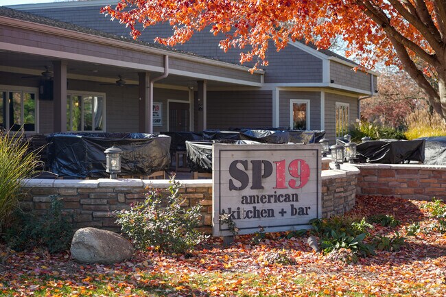 SP19 is the bar and lounge located at the Sandy Pines Country Club.