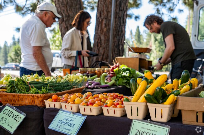 Truckee Certified Farmer's Market has beautiful organic produce for sale each week.