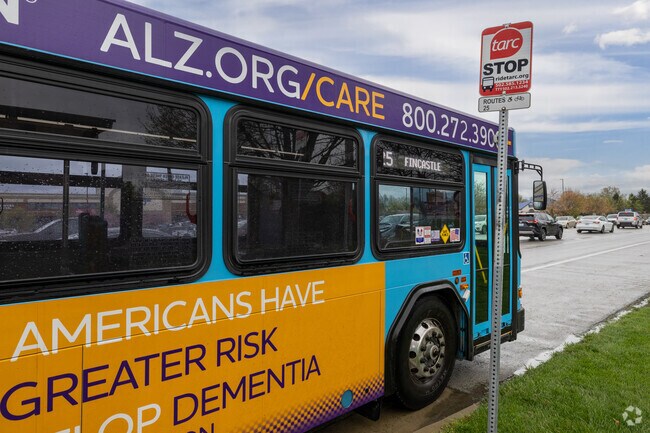 The TARC bus line runs through Prospect for an easy commute around town.
