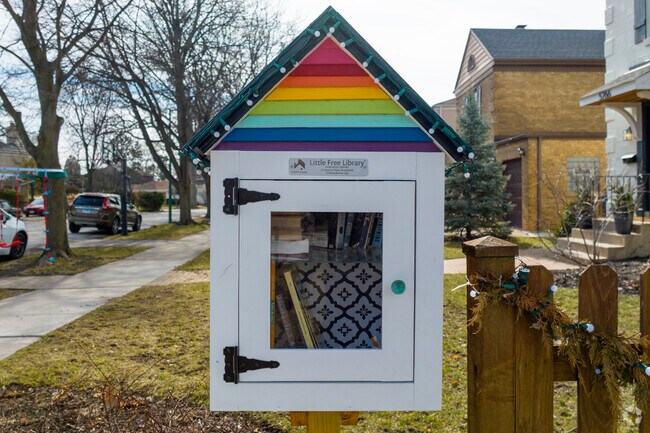 Little Free Libraries can be found within Sauganash.