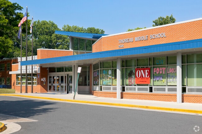 Thoreau Middle School is one of several schools in the Vienna area.