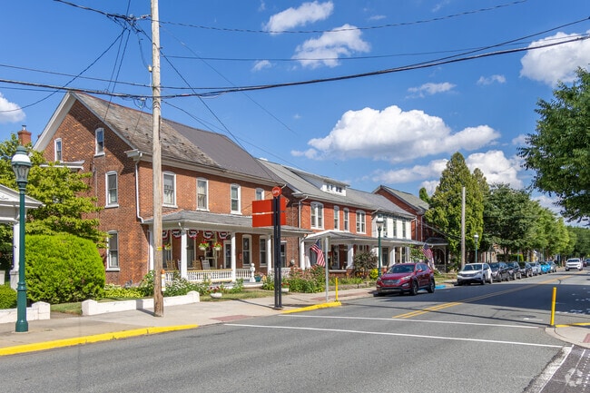 Upper Hanover Township is quiet and walkable, with many places to shop and dine.