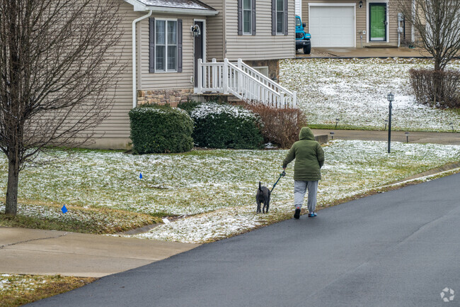 The streets in Cassville are quiet and inviting for those looking to get their steps in.