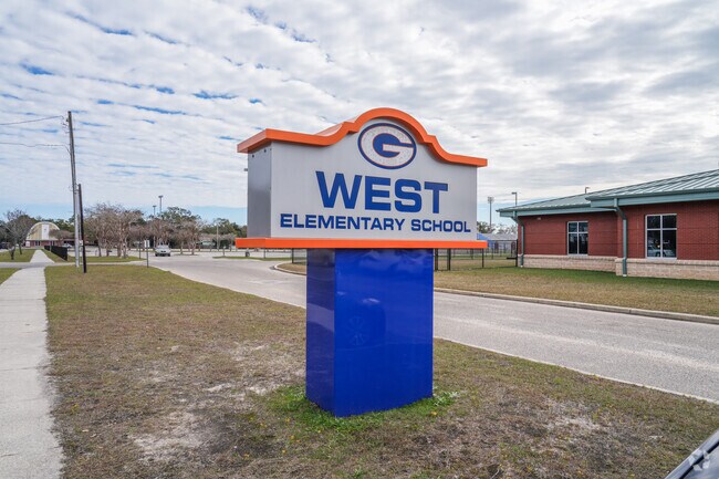 West Elementary School in Gulfport serves 523 students in grades PK-5.