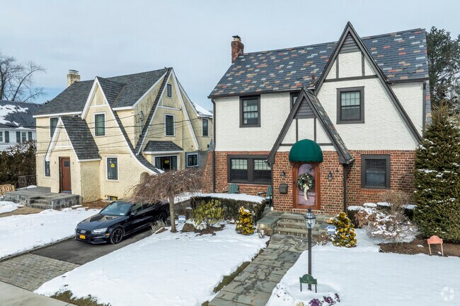 Tudor style homes offer residents an aire of sophistication with ornate architecture in Rockville Centre.