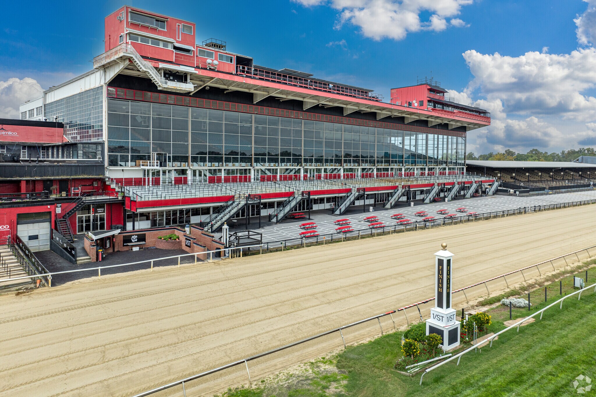 Pimlico Racetrack is being demolished and rebuilt, and will host the 150th Preakness in May '25.