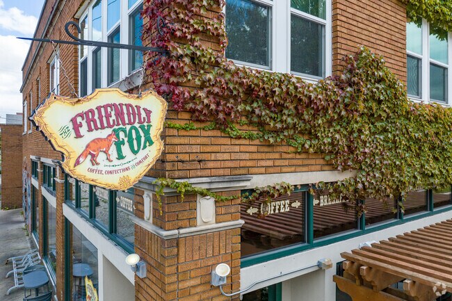 Harrison Hill has cozy shops such as the Friendly Fox.