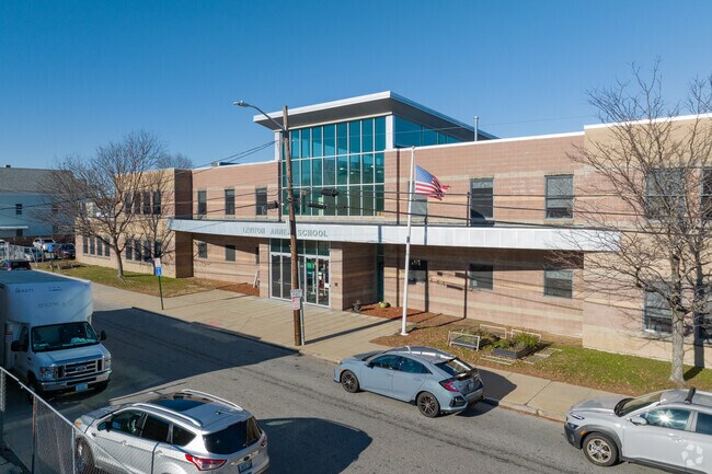 A closer look at Leviton Dual Language School in Providence, Rhode Island.