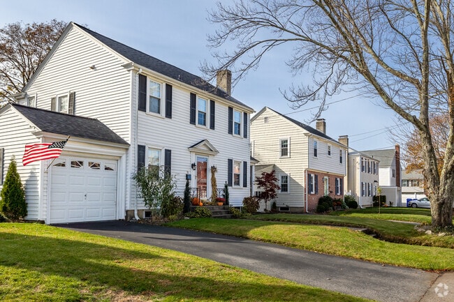 Colonial revival homes often cluster together in Allendale-Lymansville’s charming streets.