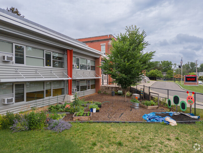 Howe Elementary School has a small school garden. This teaches students valuable lessons early.