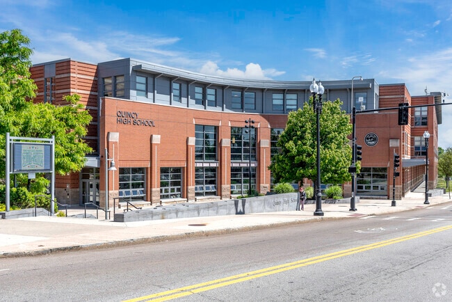 Quincy High School in Quincy offers an impressive campus for its students.