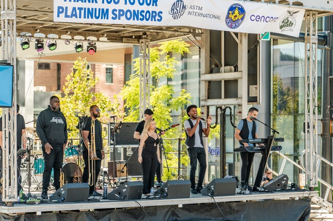 Enjoy live music all day at Fun Fest in Conshohocken.