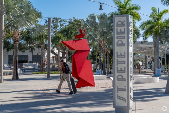 Euclid-St. Paul offers easy access to the St. Pete Pier.