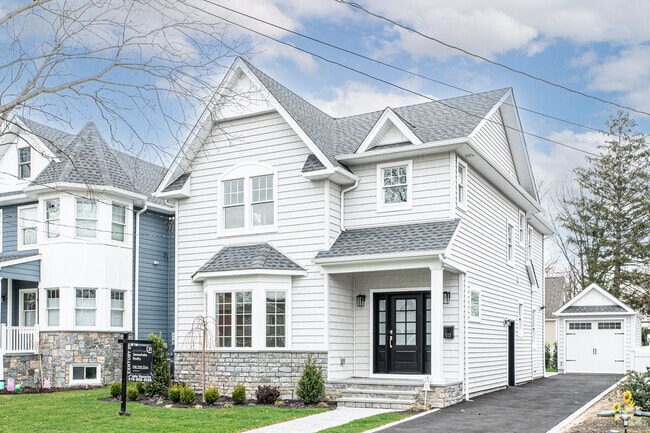 Contemporary homes are found on Hawthorne Avenue in Floral Park.
