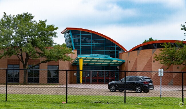 Gateway Elementary School building in Carr Square.
