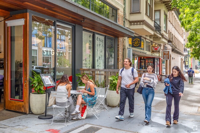 Shattuck Avenue in Downtown Berkeley offers a diverse and exciting array of restaurants.