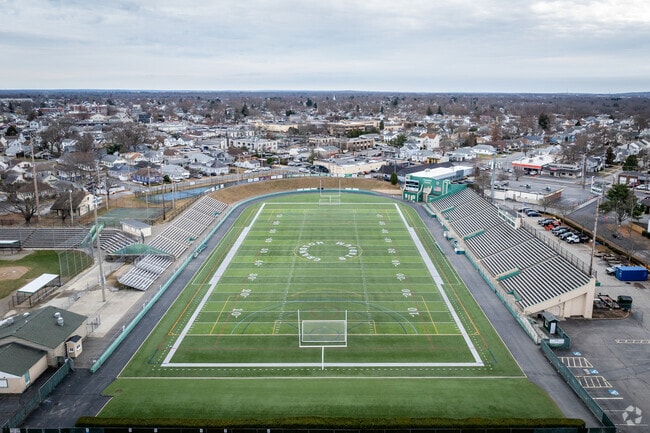 Catch all the action at Cranston Stebbins Stadium during local football games in Cranston.