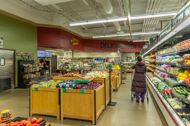 Shoppers can grab fresh produce at Haddad's market in West Peoria.