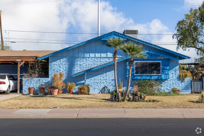 Mid-century flair graces the front of many homes in Clark Park.
