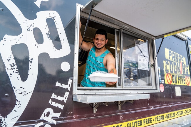You can find the Panas Food Truck at its regular spot in Fallon Park twice a week.