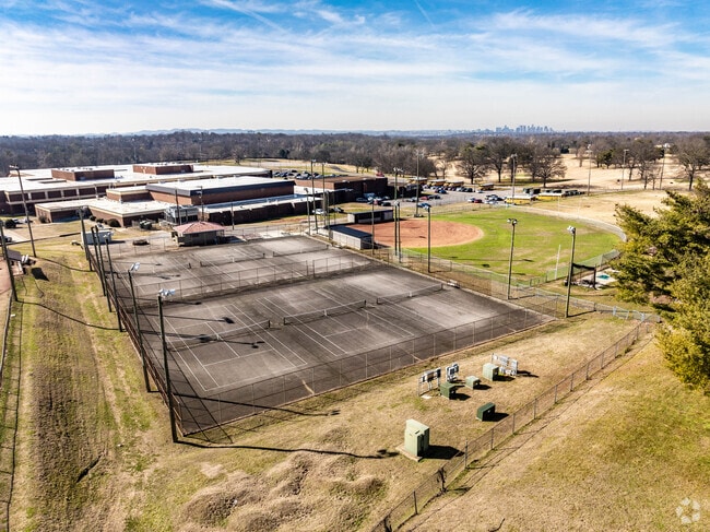 McGavock High School has tennis courts