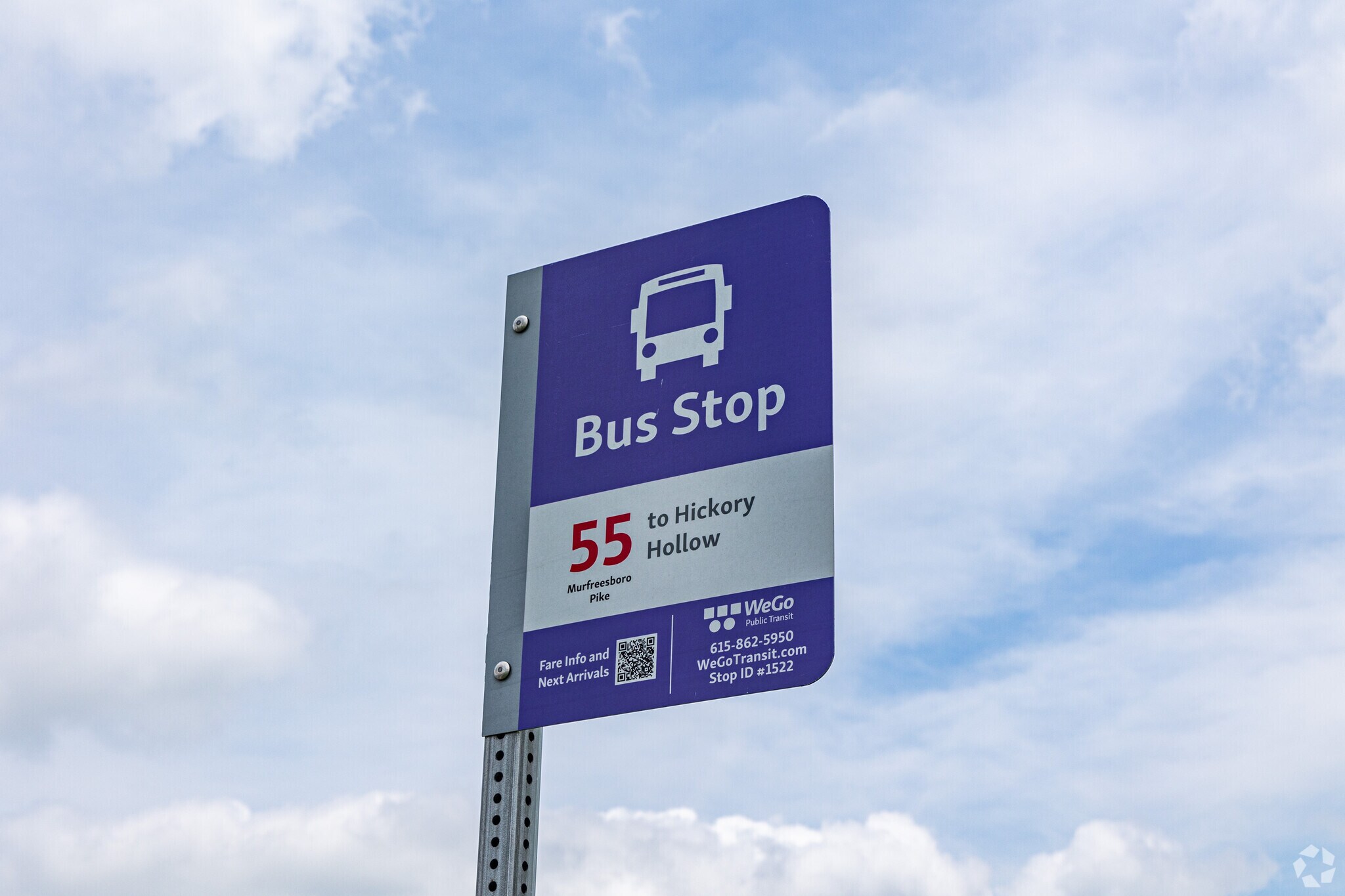South Nashville has bus stops that dot the neighborhood for public transit access.