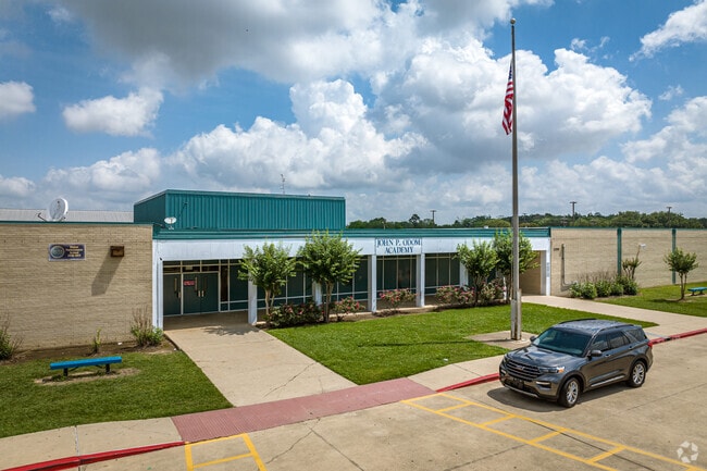 Odom Middle School near Downtown Beaumont nurtures student development and achievement.