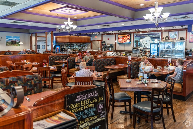 Buffalo Restaurant and Ice Cream serves everything from pancakes to burgers.