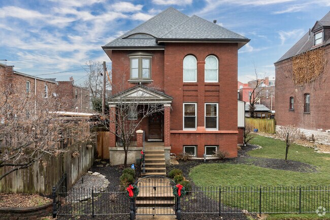 Find beautiful Colonial nestled in the Compton Heights neighborhood.