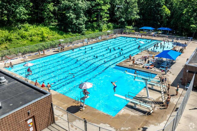 The Ashworth Pool is always popular during hot summer days in Westwood.