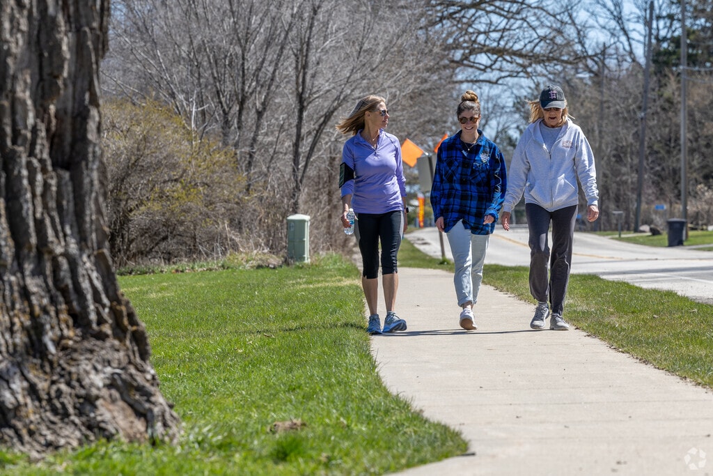 Big Bend has some nice paved sidewalks for residents to enjoy.