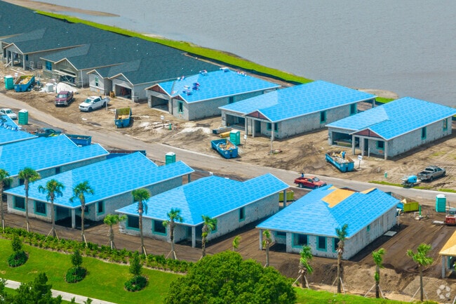 New homes are being constructed in a newly built gated community in The Reserve.