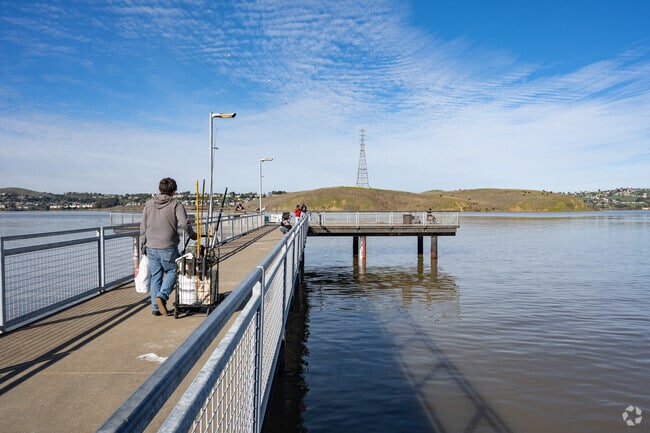 Eckley Fishing Pier is a popular amenity for Crockett locals.