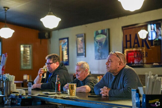 Davidson's Restaurant is a local favorite for a cold beer, in Kirkmere.