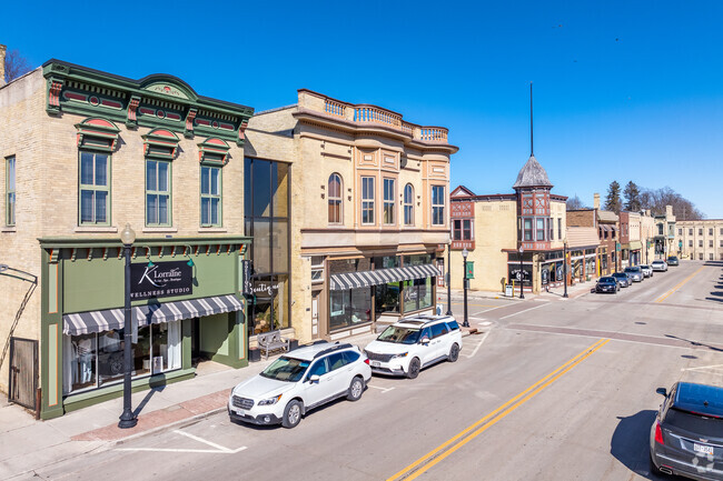 Downtown Sheboygan Falls has many shops and restaurants that have added to the growth of the town.