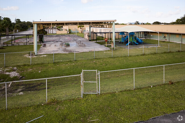 Port Salerno Elementary School has ample space for Physical Education.