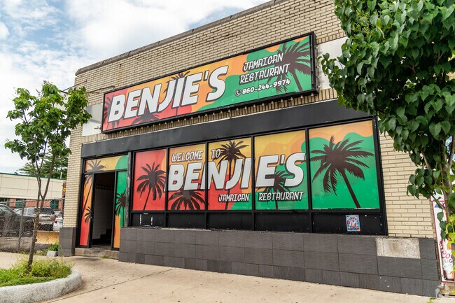 Benjie's Jamaican Restaurant is known for its curry goat in Upper Albany.