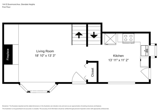 144 E Drummond Ave, Glendale Heights, IL 60139 - photo 2