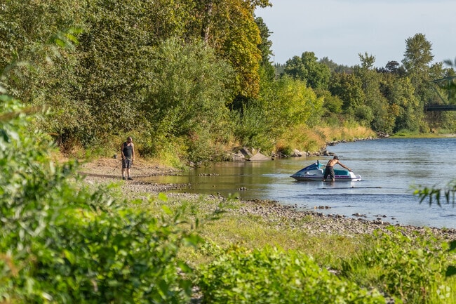 Riverfont Park has a boat ramp for watercraft to access the Willamette River in Harrisburg.