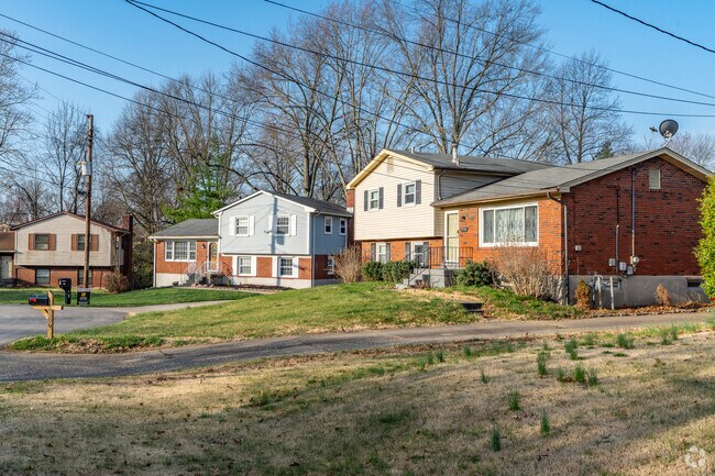 Many homes in Fern Creek have sizable front yards.